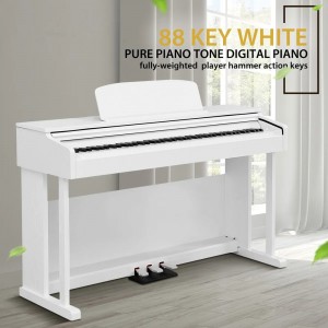 Gewogen toetsenbord Hameractie Schuifdeksel Rechtop Flexibel Elektrisch USB 88 toetsen Digitale piano