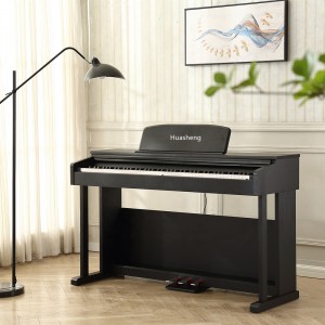 Weighted Keyboard Hammer Action Sliding Cover Upright Flexible Electric USB 88 Keys Digital Piano