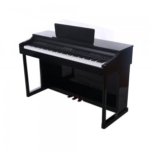 88 Key Professional Piano Keyboard Instruments Mga Materyales sa Baking Varnish Hammer Action Keyboard Piano para sa mga bata
