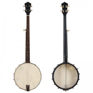 39” Wholesale Manufacturers Hot Sale Musical Instrument 5 String Banjo Body for Beginner Matte