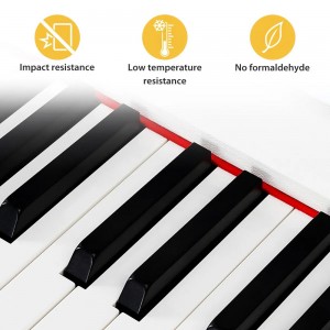 Clavier lesté Marteau Coulissant Couverture Droite Flexible Électrique USB 88 Touches Piano Numérique