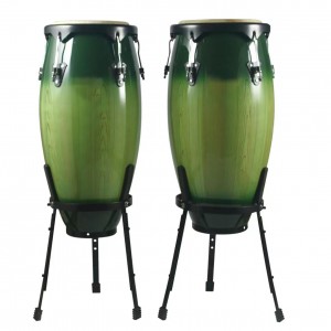 Professional Fiber Glass Sets With Stand Musical Instruments Conga Drum Stand Congas Percussion