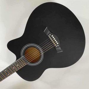 HUASHENG Hot Sale 41″ High Gloss Folk Classic Guitar OEM Classical Acoustic Guitar for Beginners