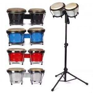 Percussion Instruments Plastic High Fold Flat Triangle Bracket Asian Bongo Drums Professional Drum Set Musical Instrument