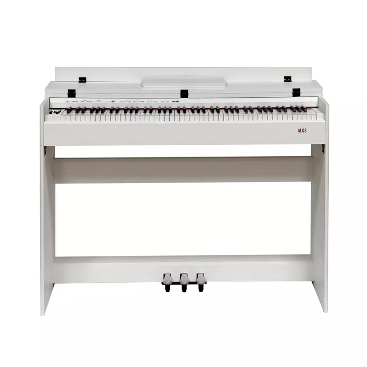 Instrumentos de teclado 88 Teclado de peso estándar Piano digital de cola musical con 800 tonos 128 Polifonía