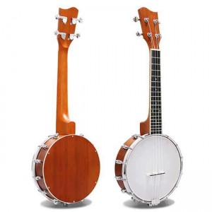 31” 34” Wholesale Manufacturers Hot Sale Musical Instrument 4 String Banjo Body for Beginner Matte