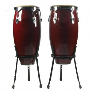 Professional Fiber Glass Sets With Stand Musical Instruments Conga Drum Stand Congas Percussion