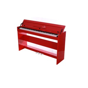 Material de casca de verniz de cozimento digital de alta qualidade Piano vertical 88 teclas Instrumentos de teclado de ação de martelo para presentes