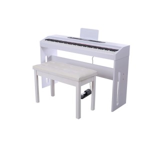 88 Touches Standard Marteau Action Piano Musical Clavier Instruments Piano Électrique Numérique avec Une Pédale