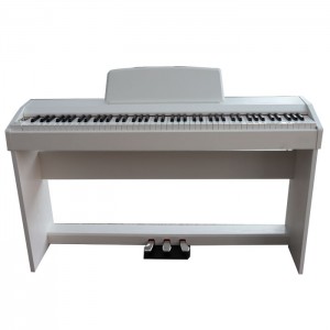 Venta caliente Piano digital 88 Teclas ponderadas Instrumentos de teclado de acción de martillo Piano de tipo vertical con luces LED