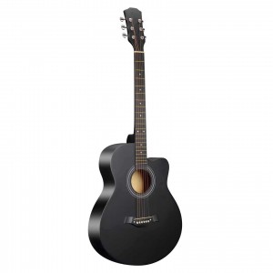 HUASHENG Hot Sale 41″ High Gloss Folk Classic Guitar OEM Classical Acoustic Guitar for Beginners