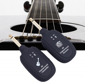 HUASHENG Wireless Guitar System 4 Channels Guitar Transmitter Receiver For Electric Guitar Bass Violin