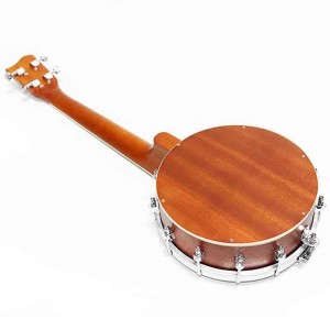 31” 34” Wholesale Manufacturers Hot Sale Musical Instrument 4 String Banjo Body for Beginner Matte