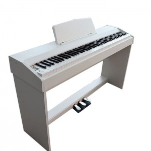 Venda imperdível Piano digital 88 teclas ponderadas Instrumentos de teclado de ação de martelo Piano tipo vertical com luzes LED