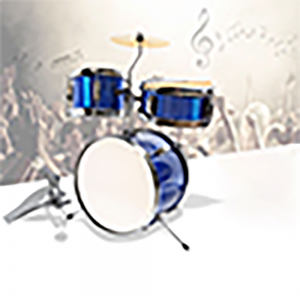 Kilang jualan panas premium Kualiti 3 Piece Junior Drum set kids jazz drum kit dengan perkhidmatan OEM