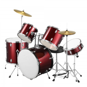 5-teiliges Schlagzeug in voller Größe, professionelles Großhandels-Schlagzeug für Musikinstrumente