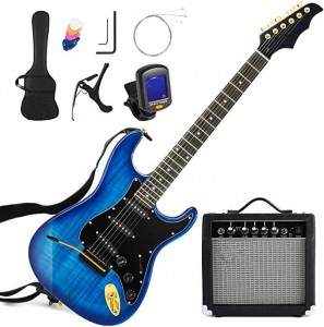 39 Inch Electric Guitar Kit na may Amplifier