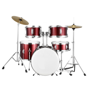 Instrumento de percusión al por mayor Kid Junior Drum Set OEM 3 colores Drum Set para niños