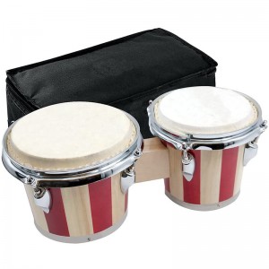 Conjunto de tambores de mão para bongos