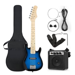 30 Inch Electric Guitar Kit na may Amplifier