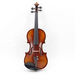 HUASHENG Gred Tinggi AAA Single Maple 4/4 Violin Instrumen OEM ODM CUSTOM Violin Profesional Buatan Tangan dengan Sarung Kopi