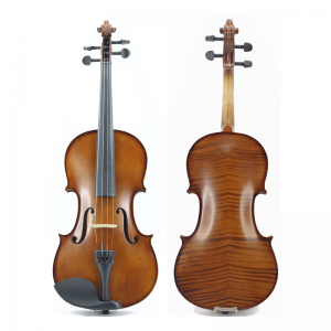 Handmade Full Size Cheap Violin Flame OEM ODM Musical Instrument Violin 4 / 4 for student beginner professional