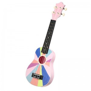 Kit Ukelele Soprano 21 Inci Hawaii Mini Guitar Ukulele dengan Gig Bag String Pick Alat Muzik