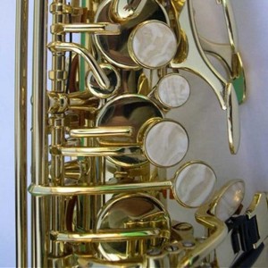 New Type Large Bell Instrument Trumpet Gold Plated Saxophone Alto Professional