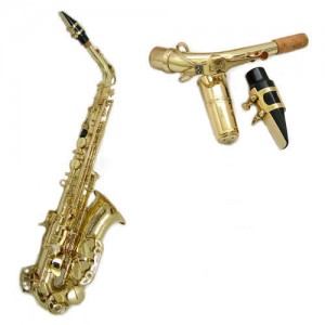 High Quality Custom Fast Delivery as2050 Saxophones Baryton Bocal Gold Plated Alto Saxophone