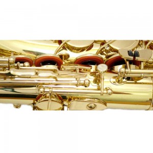 High Quality Custom Fast Delivery as2050 Saxophones Baryton Bocal Gold Plated Alto Saxophone