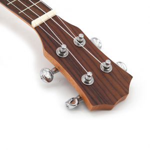 Өндірістік 23 дюймдік раушан ағашынан жасалған укулеле концерті 4 ішекті жүзім тесігі Гавайи гитара укулеле