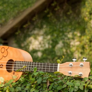 Producto de guitarra al por mayor de ukelele de caoba sólido de 23 pulgadas de alta calidad