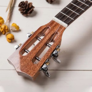 آلات موسيقية عالية الجودة من خشب الماهوجني القيثارة مقاس 23 بوصة للمبتدئين المحترفين