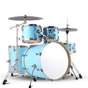 Colorful Professional Drum Kit OEM ODM Low Volume Cymbal Percussion Instrument 5 Piece Drum Set 带配件