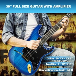 Amplifikatörlü 39 İnç Elektro Gitar Kiti