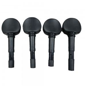 Mechanical Peg Set For 4/4 3/4 Cello Instrument Parts Ebony Wooden Machine Head for Violin