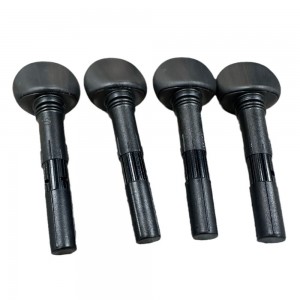 Mechanical Peg Set For 4/4 3/4 Cello Instrument Parts Ebony Wooden Machine Head for Violin