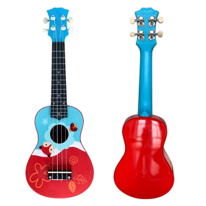 Commercio all'ingrosso 21 pollici 4 corde di nylon giocattolo ukulele in fibra di carbonio ukulele soprano per bambini principianti