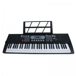 Funzione didattica Organo elettrico 61 tasti Strumenti a tastiera Display digitale a 3 cifre Giocattolo per pianoforte elettrico per bambini