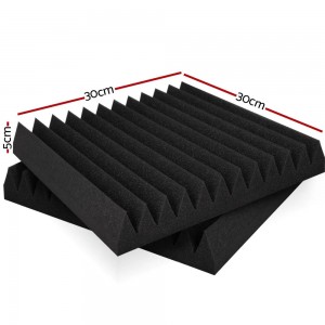 For Home Studio Recording Sound Absorption Proofing Panel Soundproof Sheet Roll Board Acoustic Foam Panels 60pcs 30x30x5cm