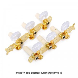 Fully Enclosed Electric Guitar String Knob Zinc Alloy Chord Knob Tuning Pegs for Guitar Musical Instrument