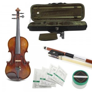 Wood Instrument Adult Professional Handmade Instruments Modern Spruce Maple Violin With Case 4/4