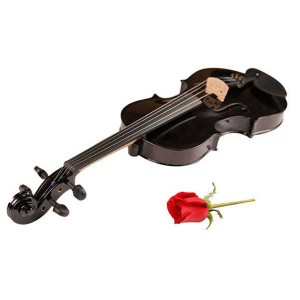 Full Size Manufacturer Solidwood Violin For Students Colorful Black 4/4 1/10 1/2 Acoustic Germany Violin